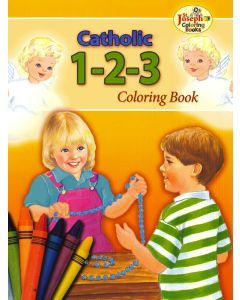 Catholic 123 Coloring Book