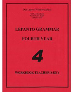 Lepanto Grammar 4 Workbook Answer Key