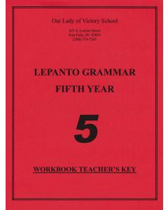 Lepanto Grammar 5 Workbook Answer Key