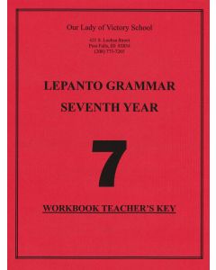 Lepanto Grammar 7 Workbook Answer Key