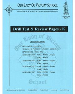 Drill Test & Review Pages K 1