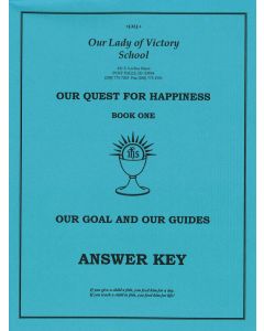 Our Goal and Our Guides Answer Key
