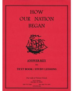How Our Nation Began Text Book Answer Key