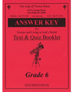 Science & Living in God's World 6 Answer Key 1