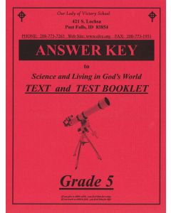 Science & Living in God's World 5 Answer Key 1