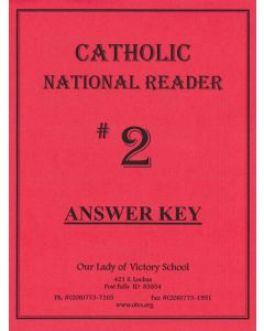 Catholic National Reader #2 Answer Key