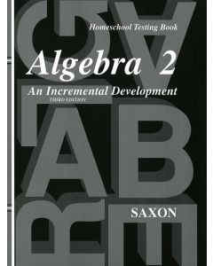 Saxon Algebra II Test Forms (3rd edition) 1
