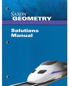 Saxon Geometry Solutions Manual