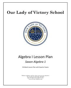 Algebra I