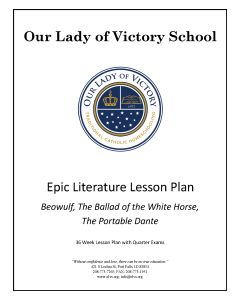 Epic Literature LP Cover - 2021