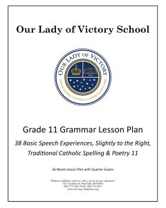 Grade 11 Grammar