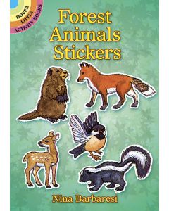 forest animals sticker activity