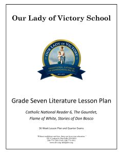 Lesson Plans - Grade 07 Literature