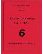 Lepanto Grammar 6 Workbook Answer Key