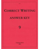 Correct Writing Answer Key