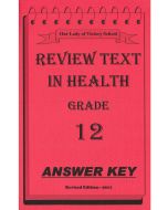 Review Text in Health Answer Key