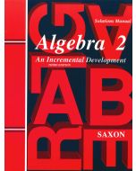Saxon Algebra II Solutions Manual 1